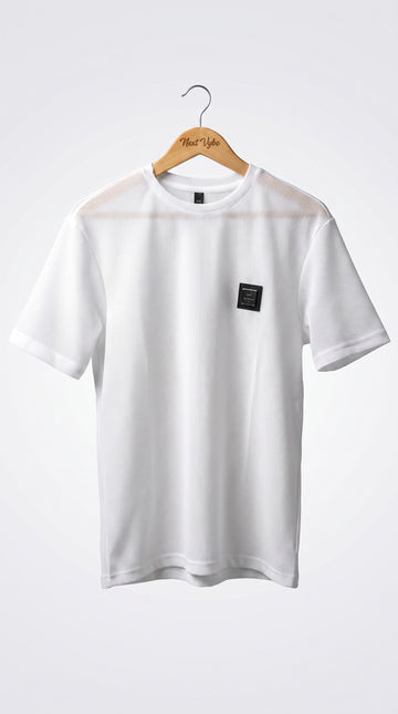 Men's Premium Textured Round Neck T-Shirt | Soft & Breathable | Regular Fit