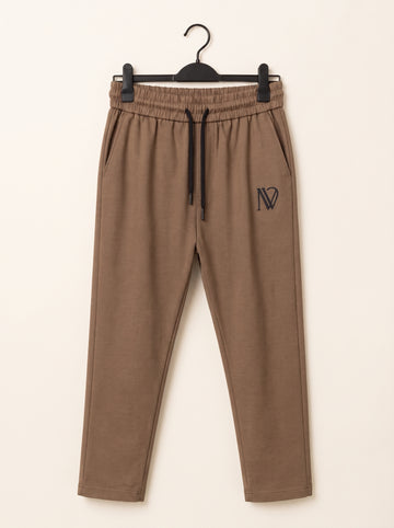 Men's Terry Fabric Casual Trouser with Drawstring & Side Pockets
